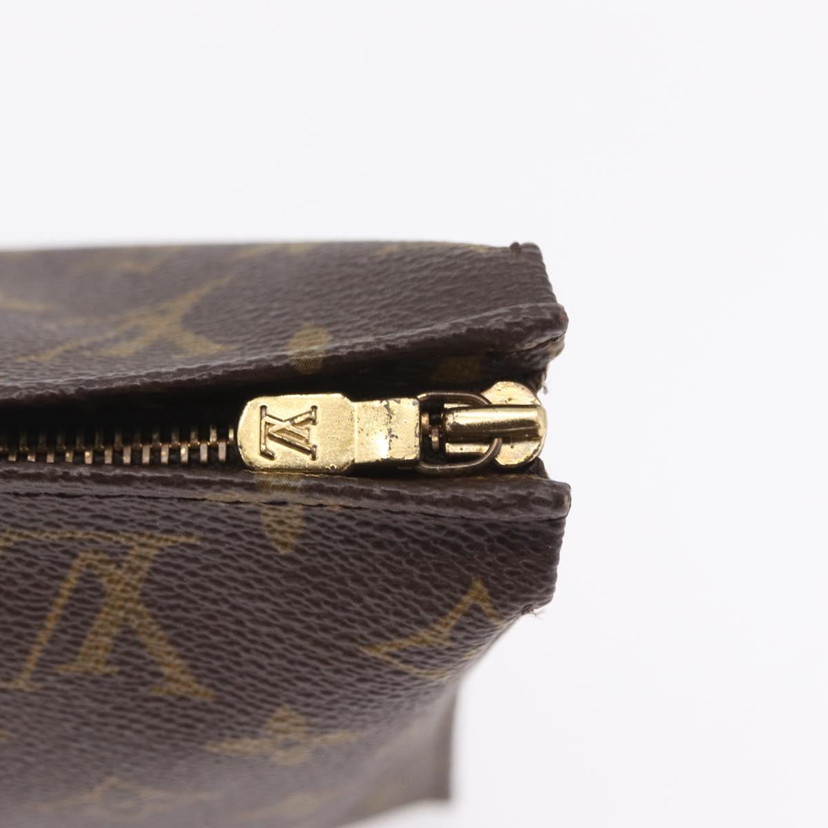 LOUIS VUITTON Monogram Poche Toilette 26 Pouch M47542 LV Auth 205400A