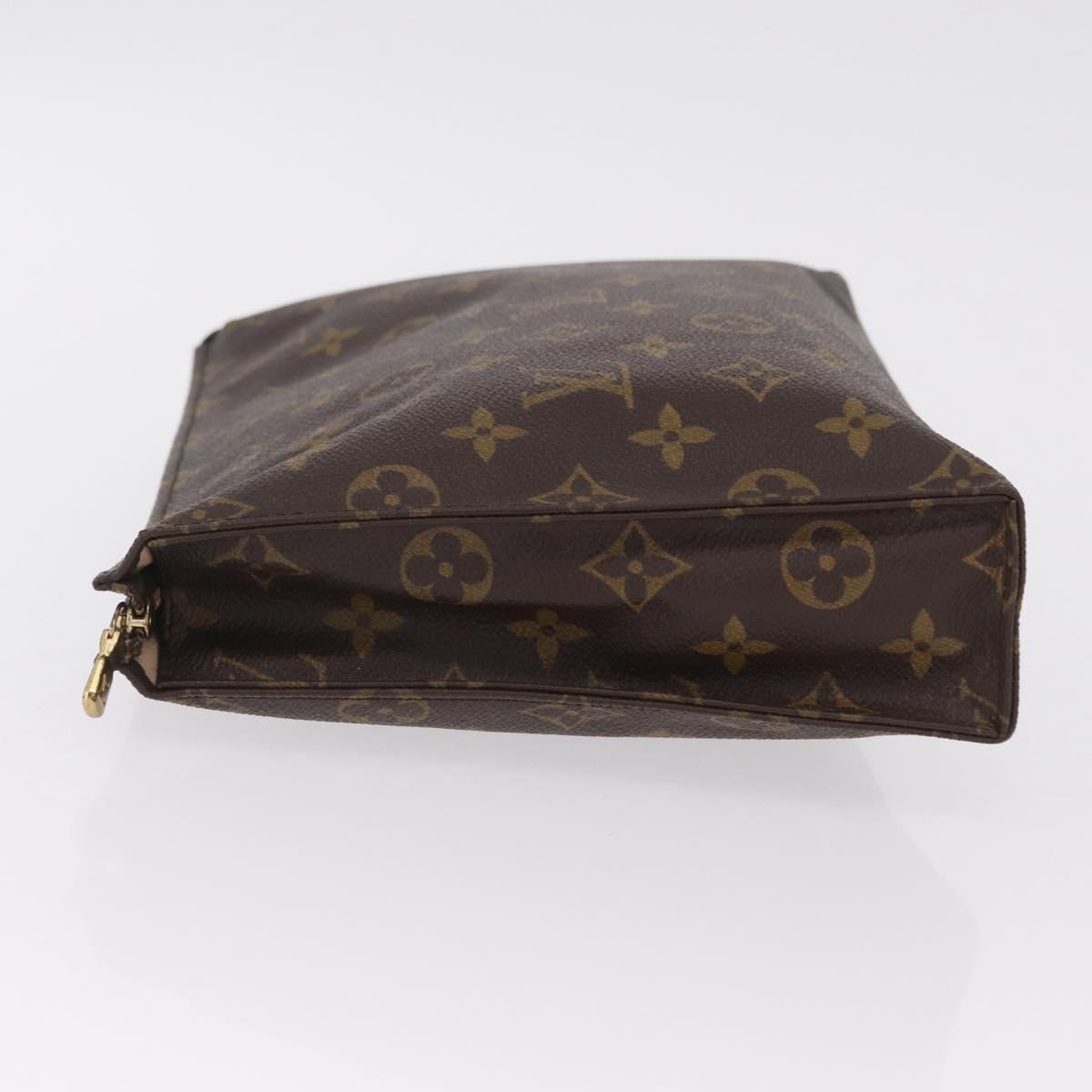LOUIS VUITTON Monogram Poche Toilette 26 Pouch M47542 LV Auth 205400A