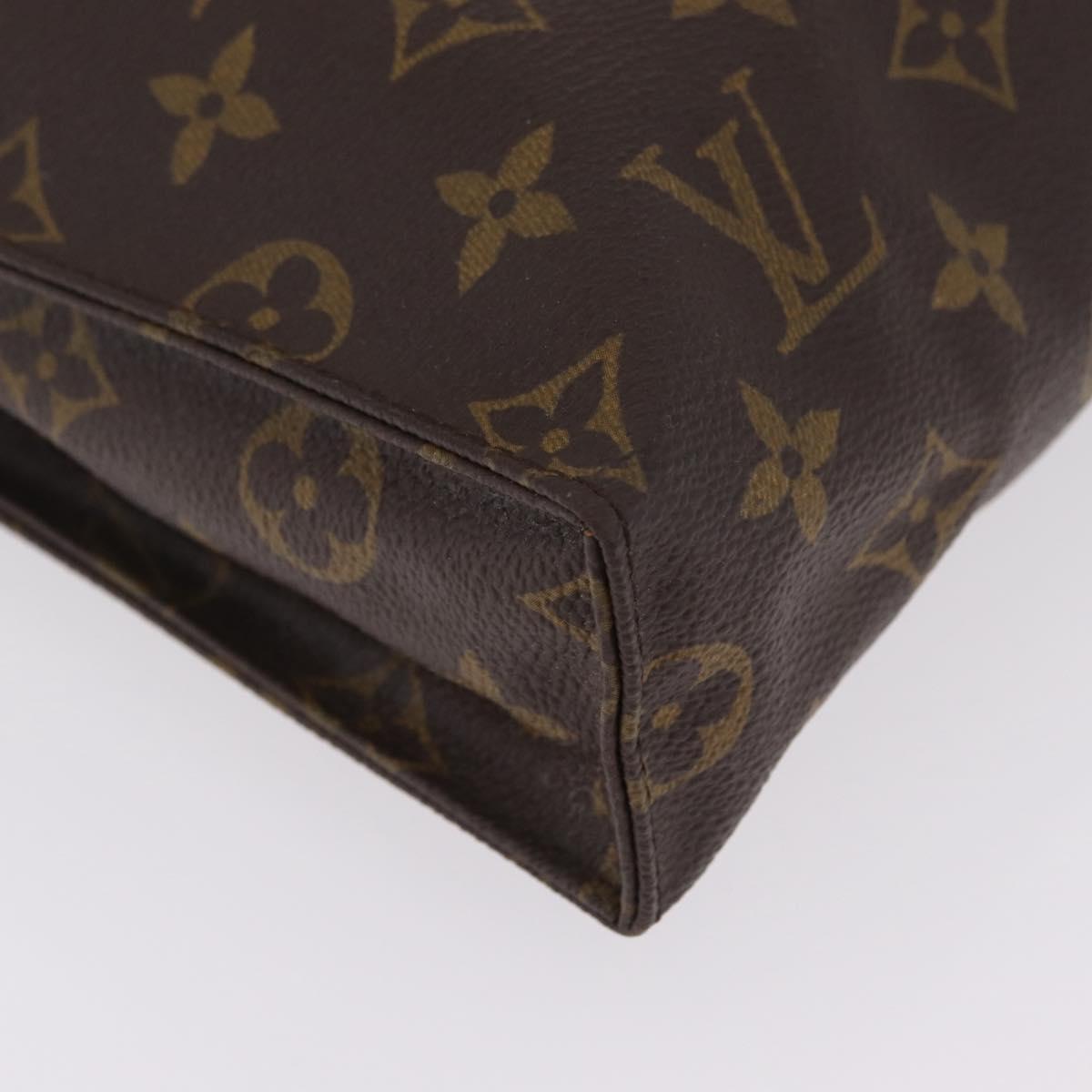 LOUIS VUITTON Monogram Poche Toilette 26 Pouch M47542 LV Auth 205400A