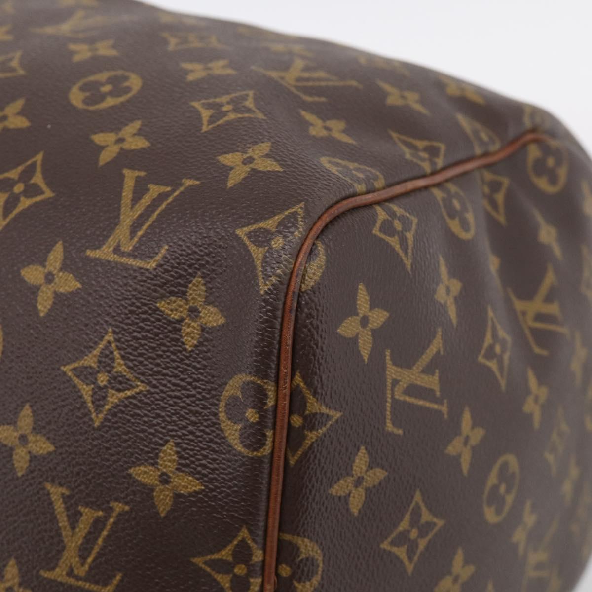 LOUIS VUITTON Monogram Keepall 55 Boston Bag M41424 LV Auth 205401V