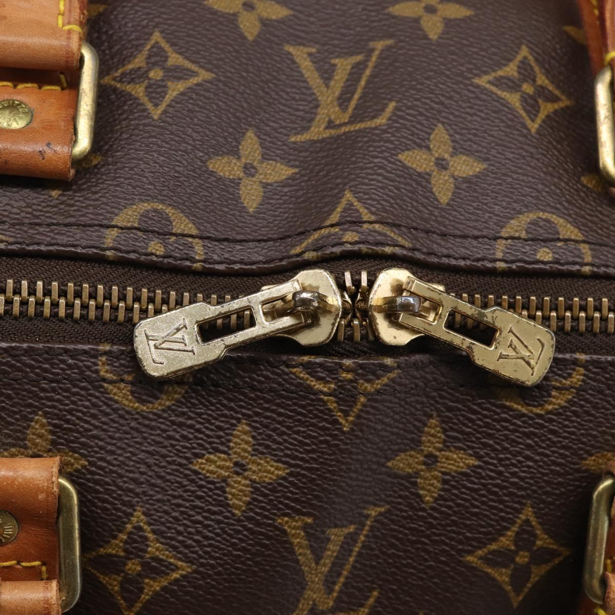 LOUIS VUITTON Monogram Keepall 55 Boston Bag M41424 LV Auth 205401V