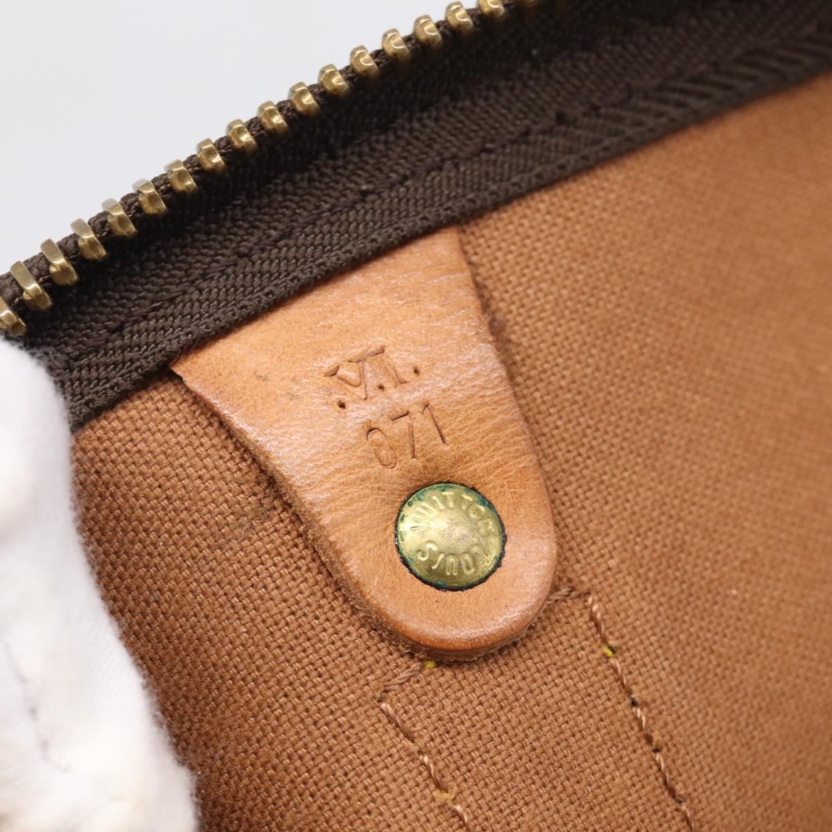 LOUIS VUITTON Monogram Keepall 55 Boston Bag M41424 LV Auth 205401V