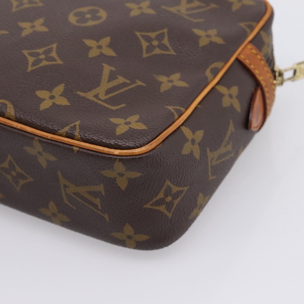 LOUIS VUITTON Monogram Compiegne 23 Clutch Bag M51847 LV Auth 205403