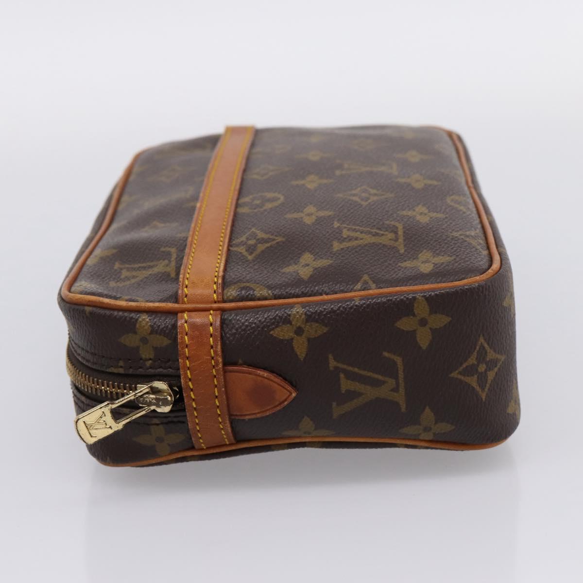 LOUIS VUITTON Monogram Compiegne 23 Clutch Bag M51847 LV Auth 205403