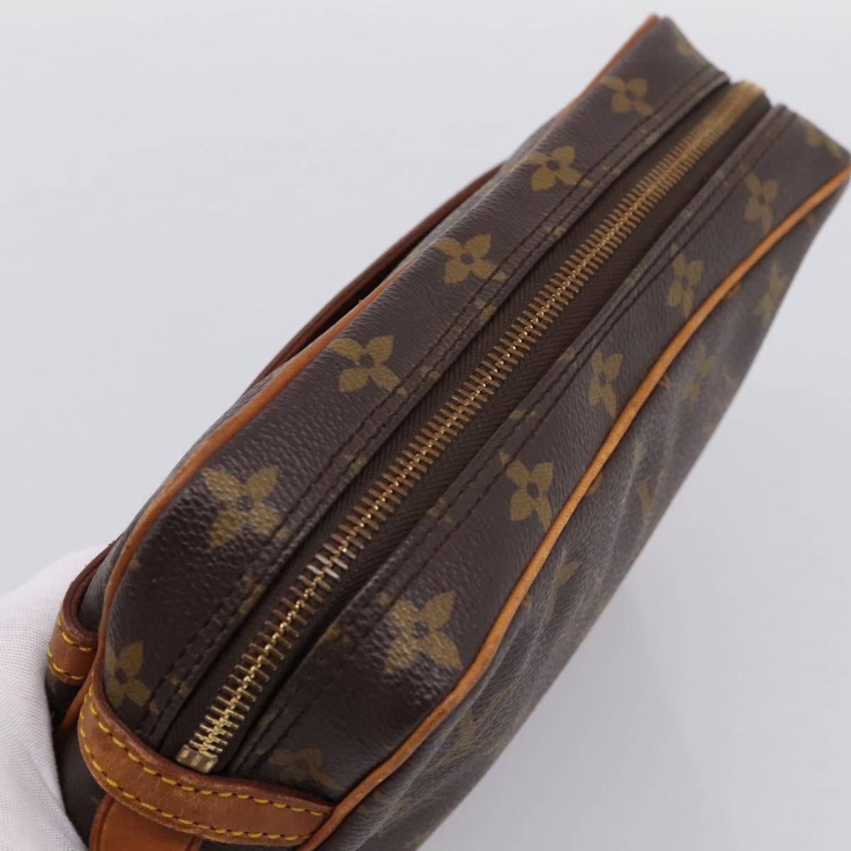 LOUIS VUITTON Monogram Compiegne 23 Clutch Bag M51847 LV Auth 205403