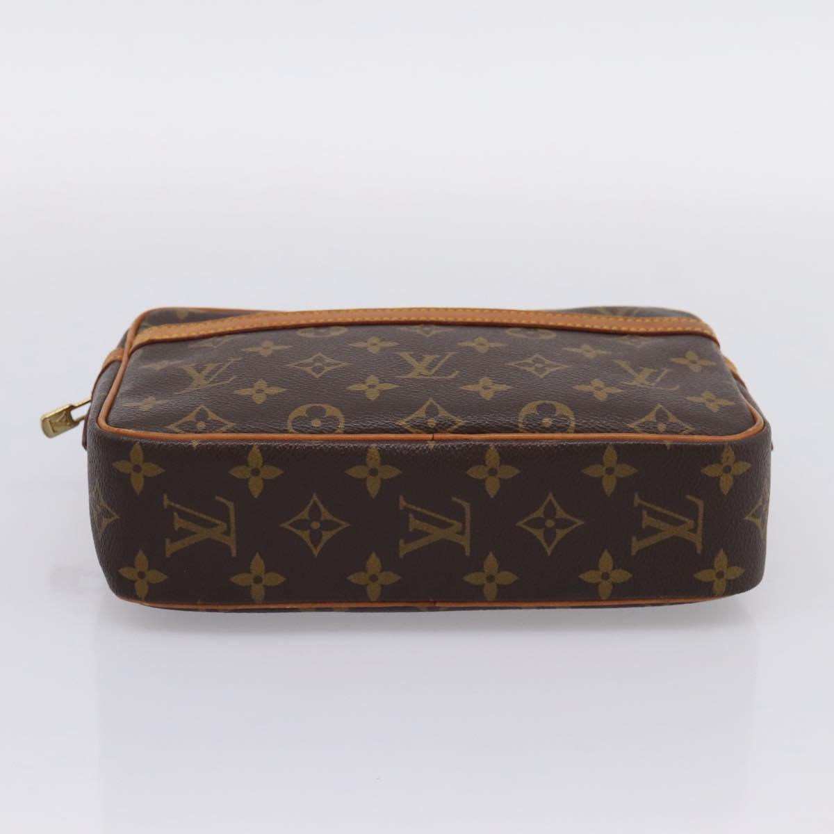 LOUIS VUITTON Monogram Compiegne 23 Clutch Bag M51847 LV Auth 205403