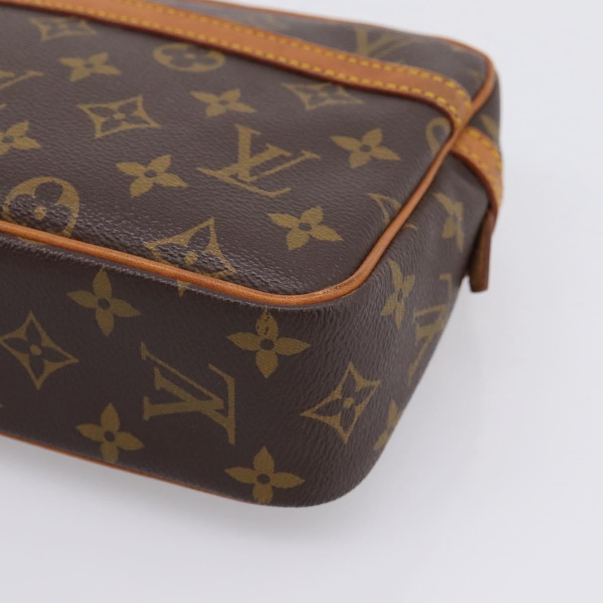 LOUIS VUITTON Monogram Compiegne 23 Clutch Bag M51847 LV Auth 205403