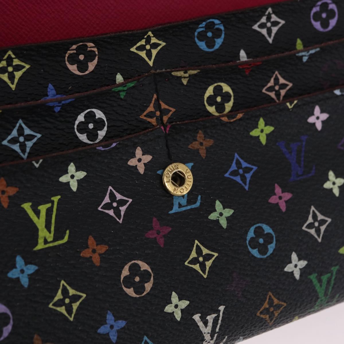 LOUIS VUITTON Multicolor Portefeiulle Sarah Wallet M60668 LV Auth 205408A