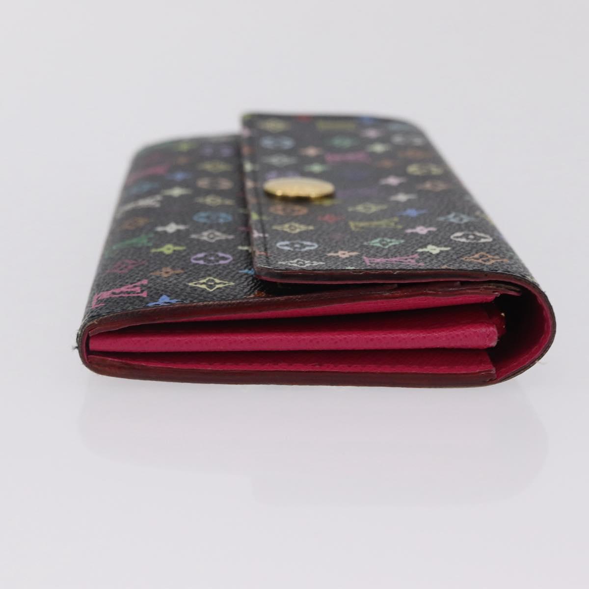 LOUIS VUITTON Multicolor Portefeiulle Sarah Wallet M60668 LV Auth 205408A