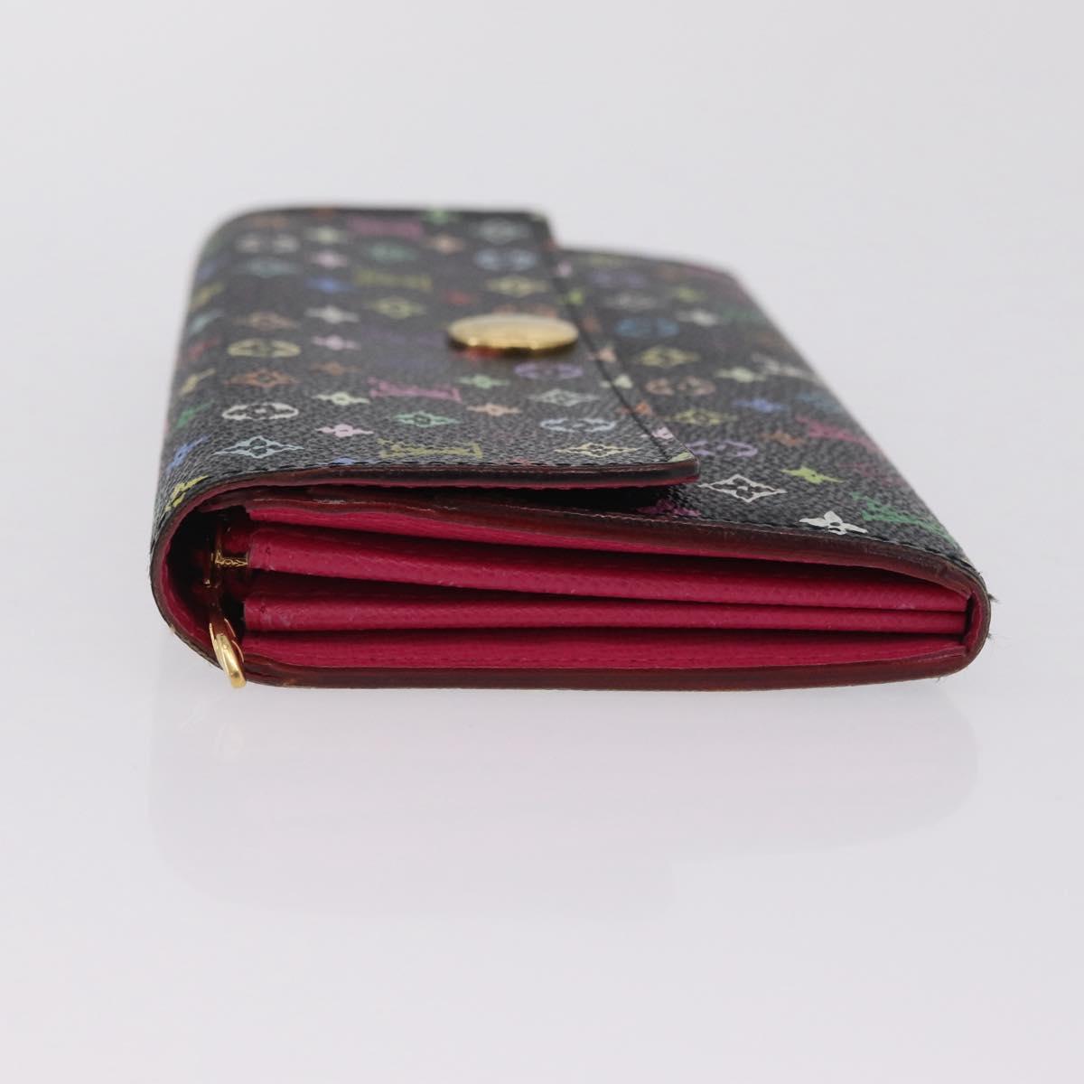 LOUIS VUITTON Multicolor Portefeiulle Sarah Wallet M60668 LV Auth 205408A