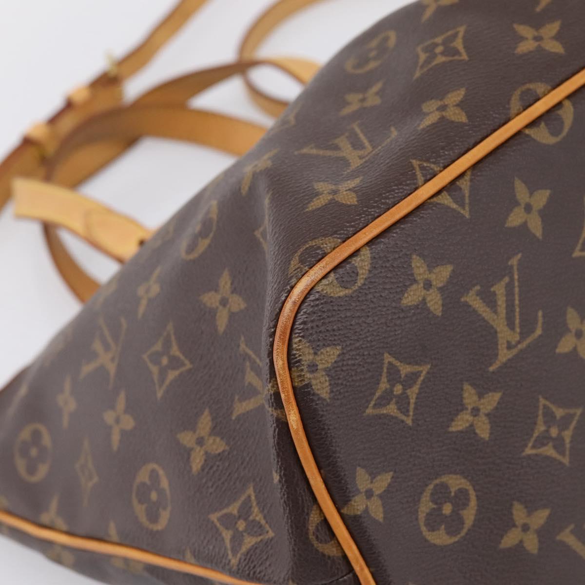 LOUIS VUITTON Monogram Palermo PM Tote Bag M40145 LV Auth 205409A
