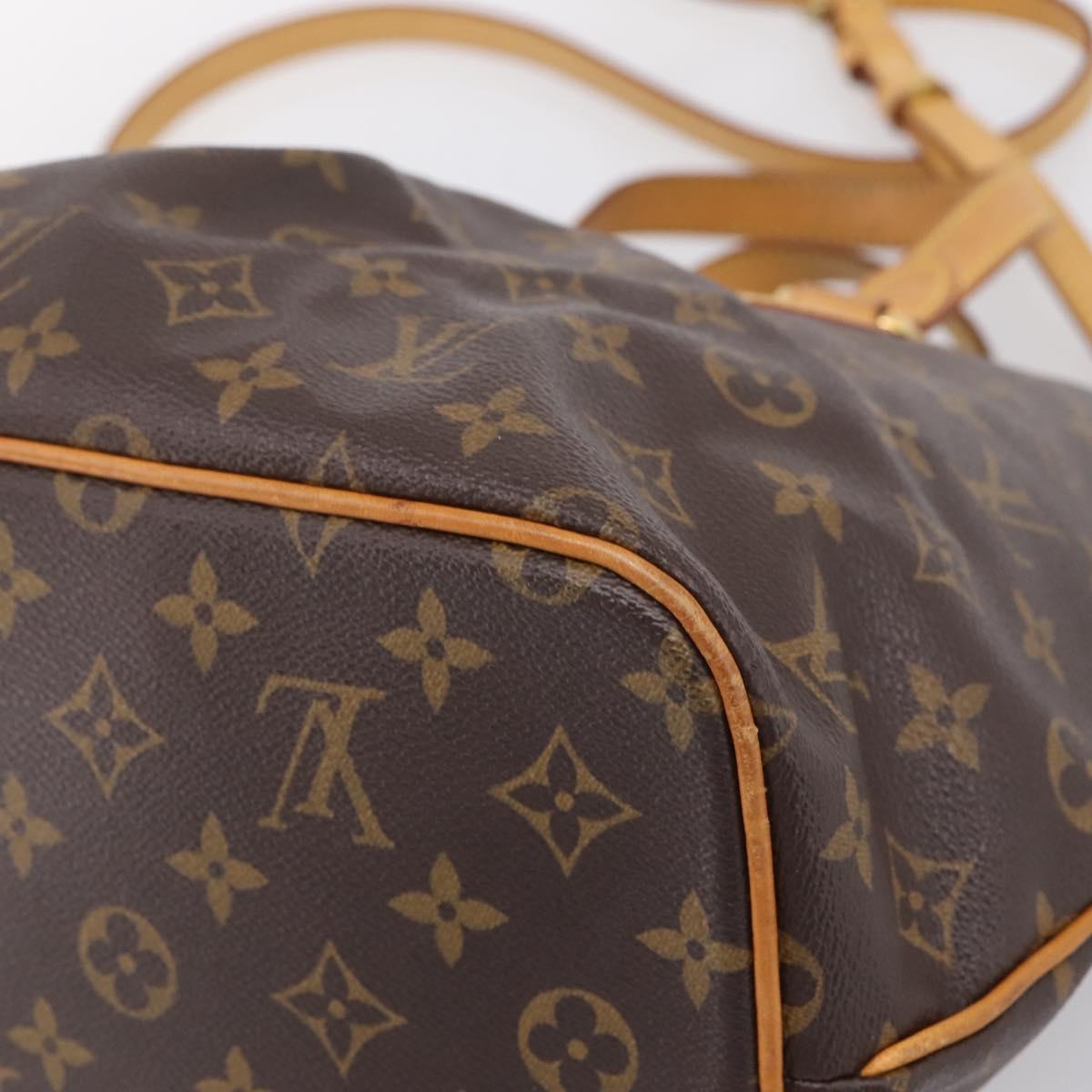 LOUIS VUITTON Monogram Palermo PM Tote Bag M40145 LV Auth 205409A