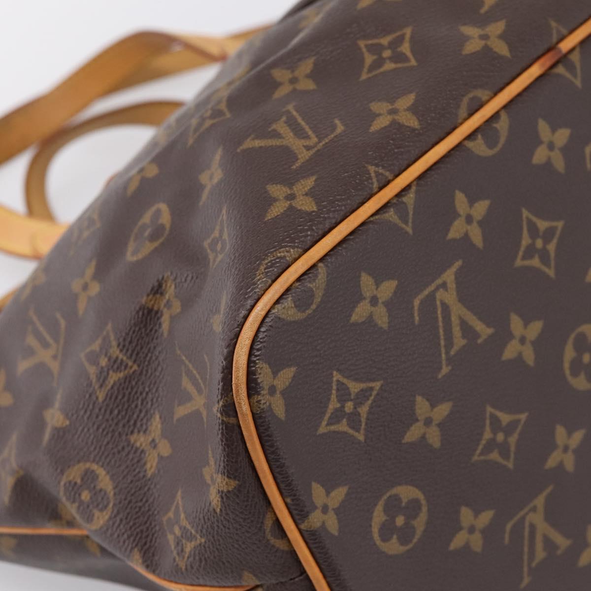 LOUIS VUITTON Monogram Palermo PM Tote Bag M40145 LV Auth 205409A