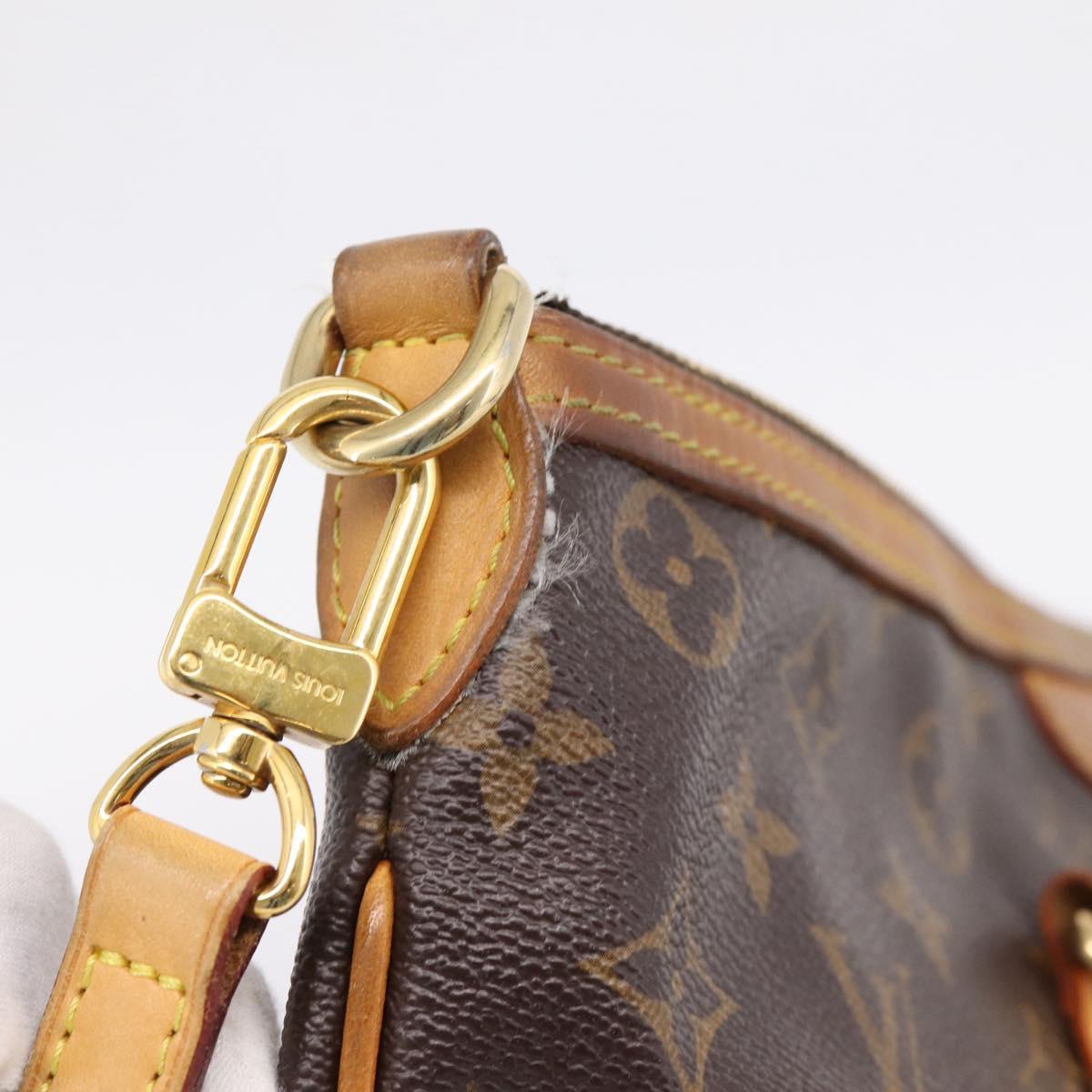 LOUIS VUITTON Monogram Palermo PM Tote Bag M40145 LV Auth 205409A