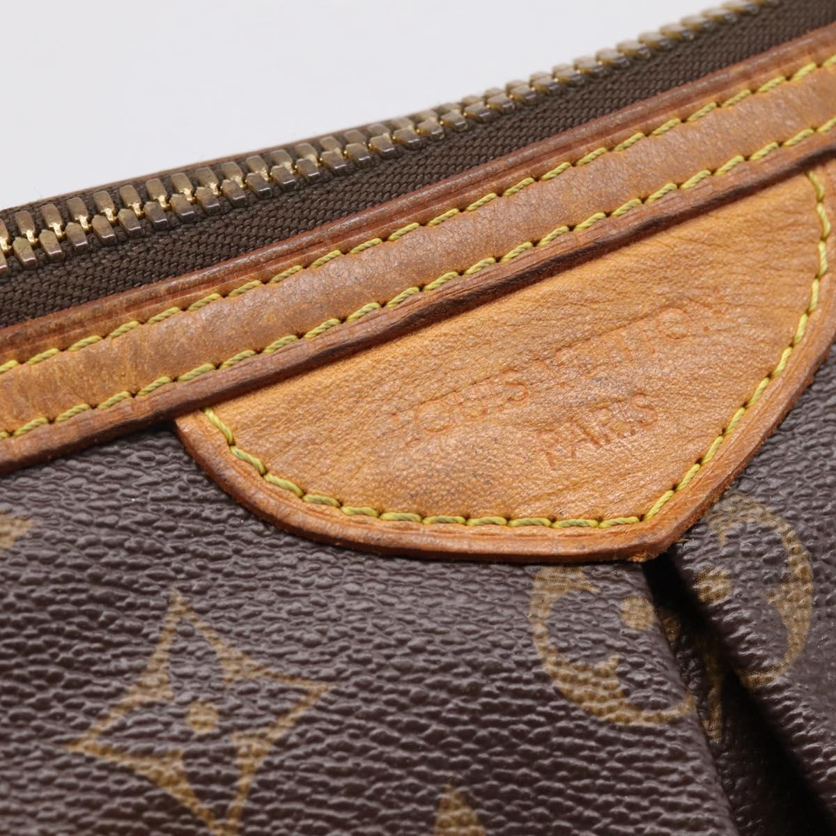 LOUIS VUITTON Monogram Palermo PM Tote Bag M40145 LV Auth 205409A