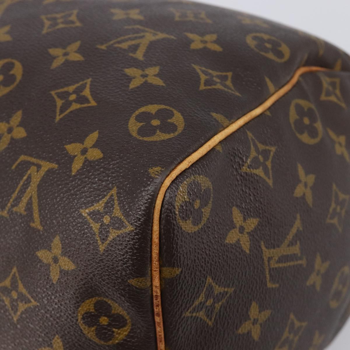 LOUIS VUITTON Monogram Speedy 35 Hand Bag M41524 LV Auth 205410
