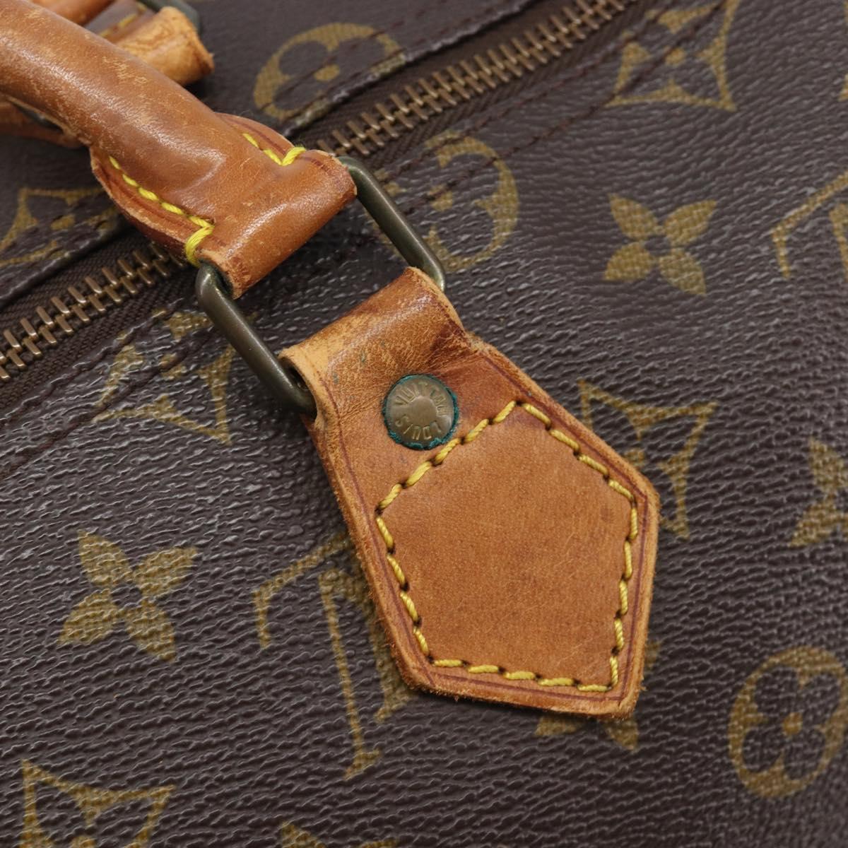 LOUIS VUITTON Monogram Speedy 35 Hand Bag M41524 LV Auth 205410