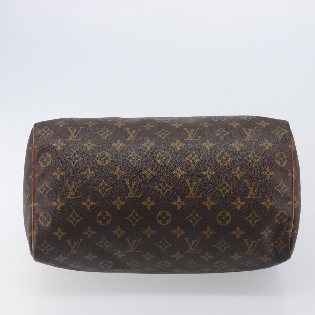 LOUIS VUITTON Monogram Speedy 35 Hand Bag M41524 LV Auth 205410