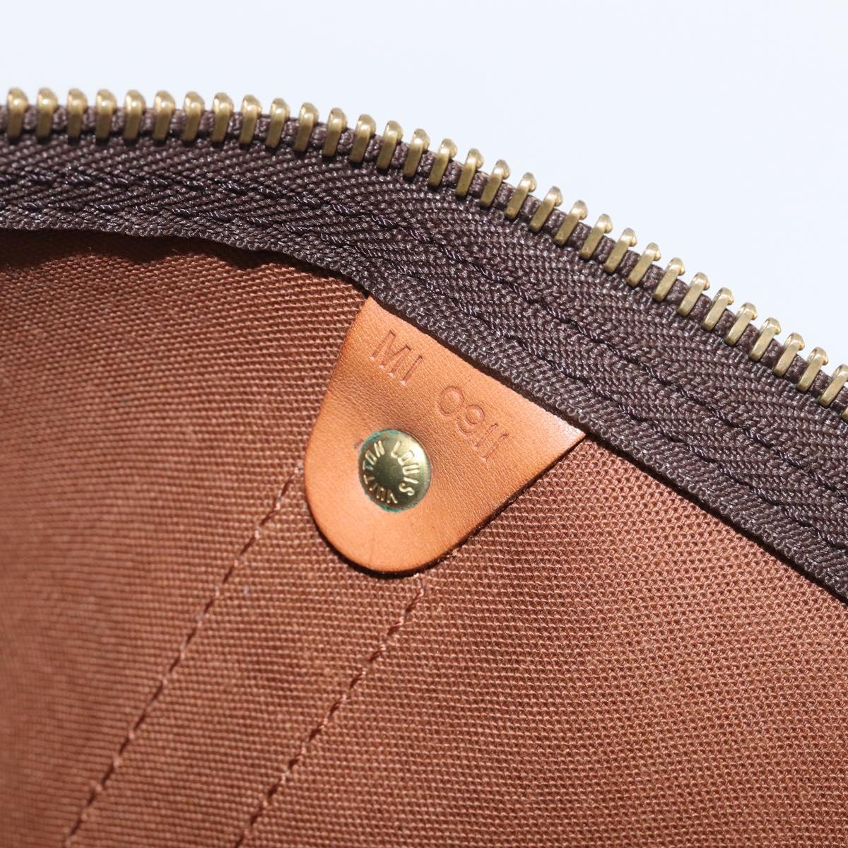 LOUIS VUITTON Monogram Keepall 55 Boston Bag M41424 LV Auth 205411V