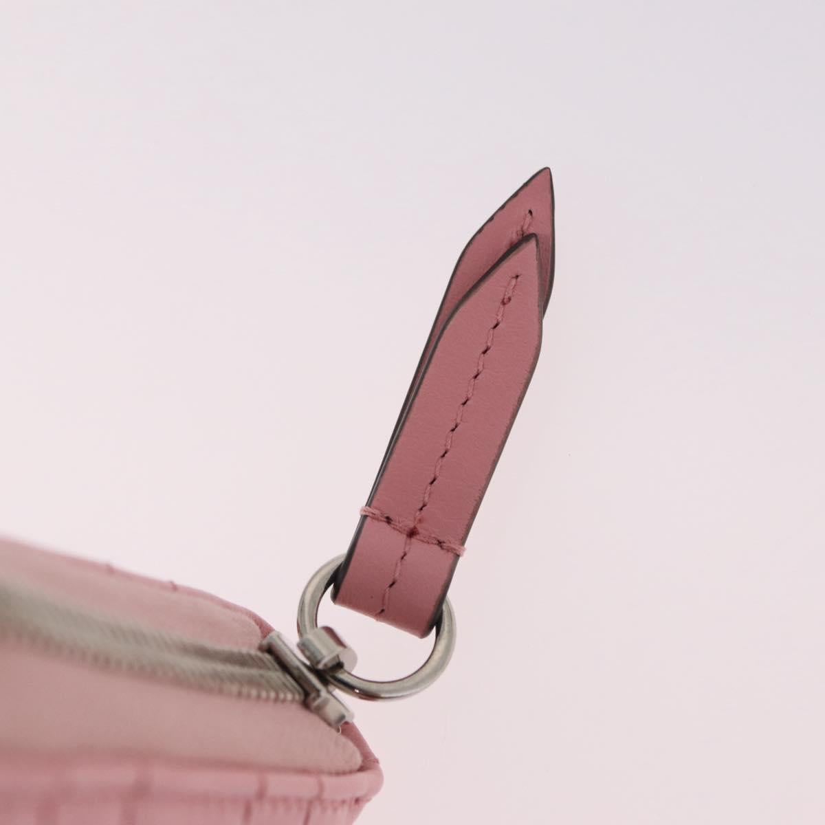 GUCCI Long Wallet Leather Pink Silver 443123 Auth 205414M
