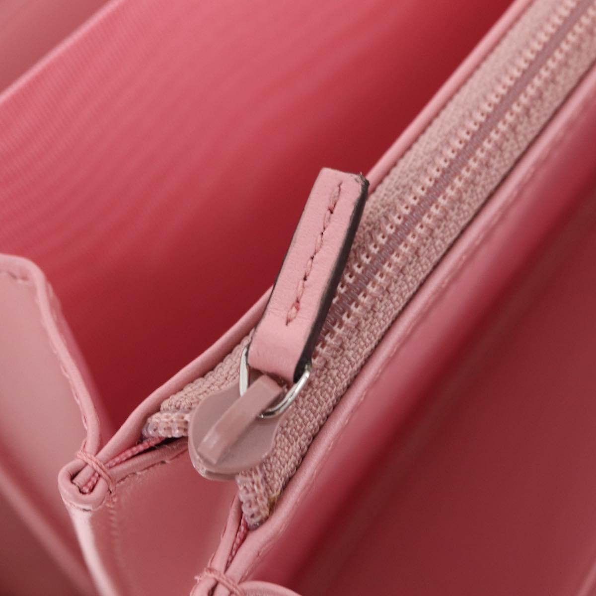 GUCCI Long Wallet Leather Pink Silver 443123 Auth 205414M