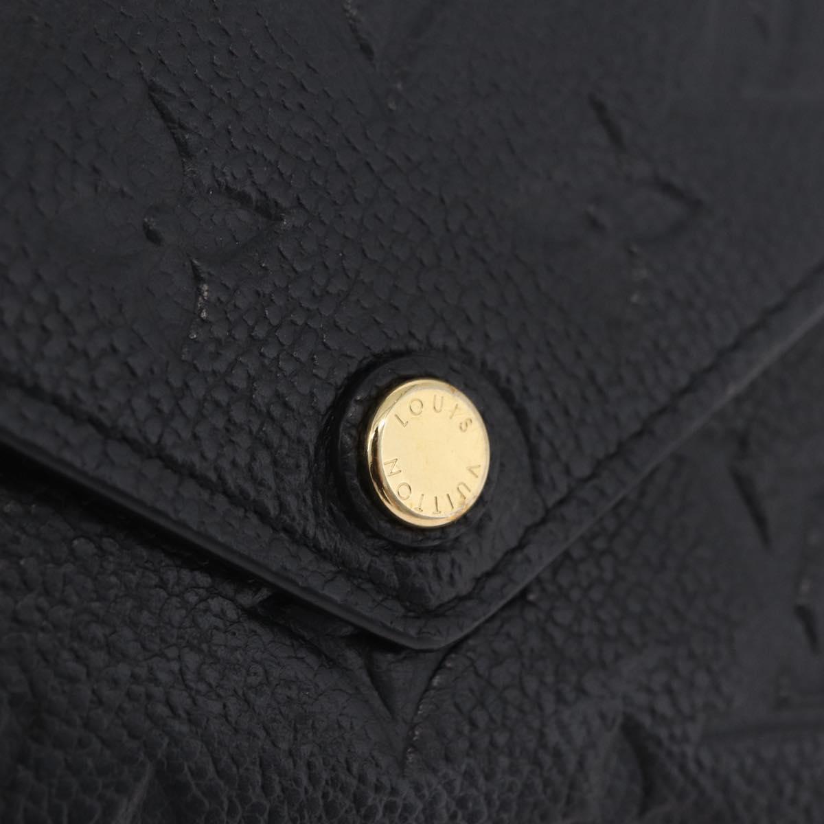 LOUIS VUITTON Empreinte Portefeuille Victorine Wallet M83590 LV Auth 205415M