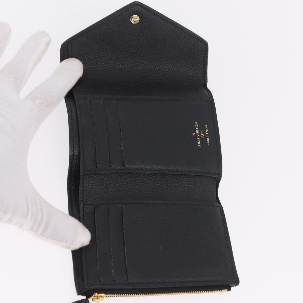 LOUIS VUITTON Empreinte Portefeuille Victorine Wallet M83590 LV Auth 205415M