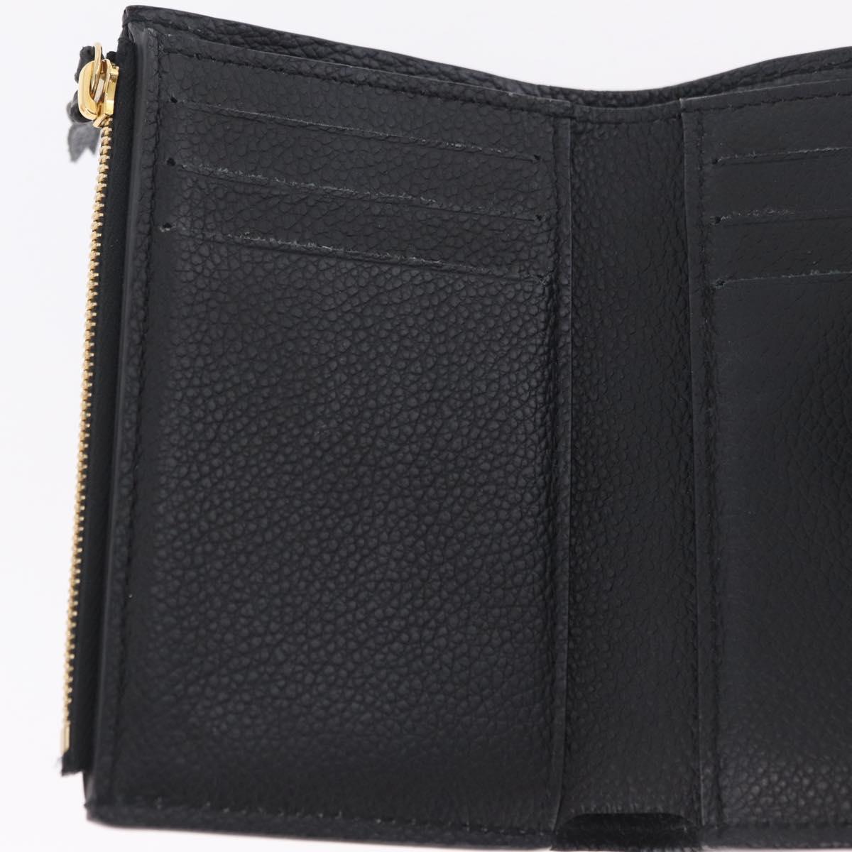 LOUIS VUITTON Empreinte Portefeuille Victorine Wallet M83590 LV Auth 205415M