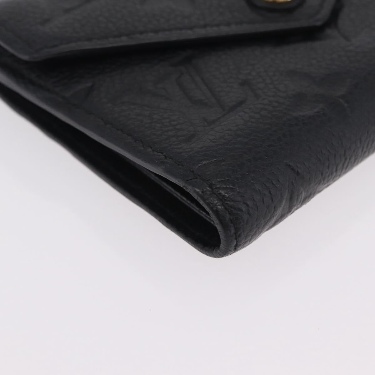 LOUIS VUITTON Empreinte Portefeuille Victorine Wallet M83590 LV Auth 205415M