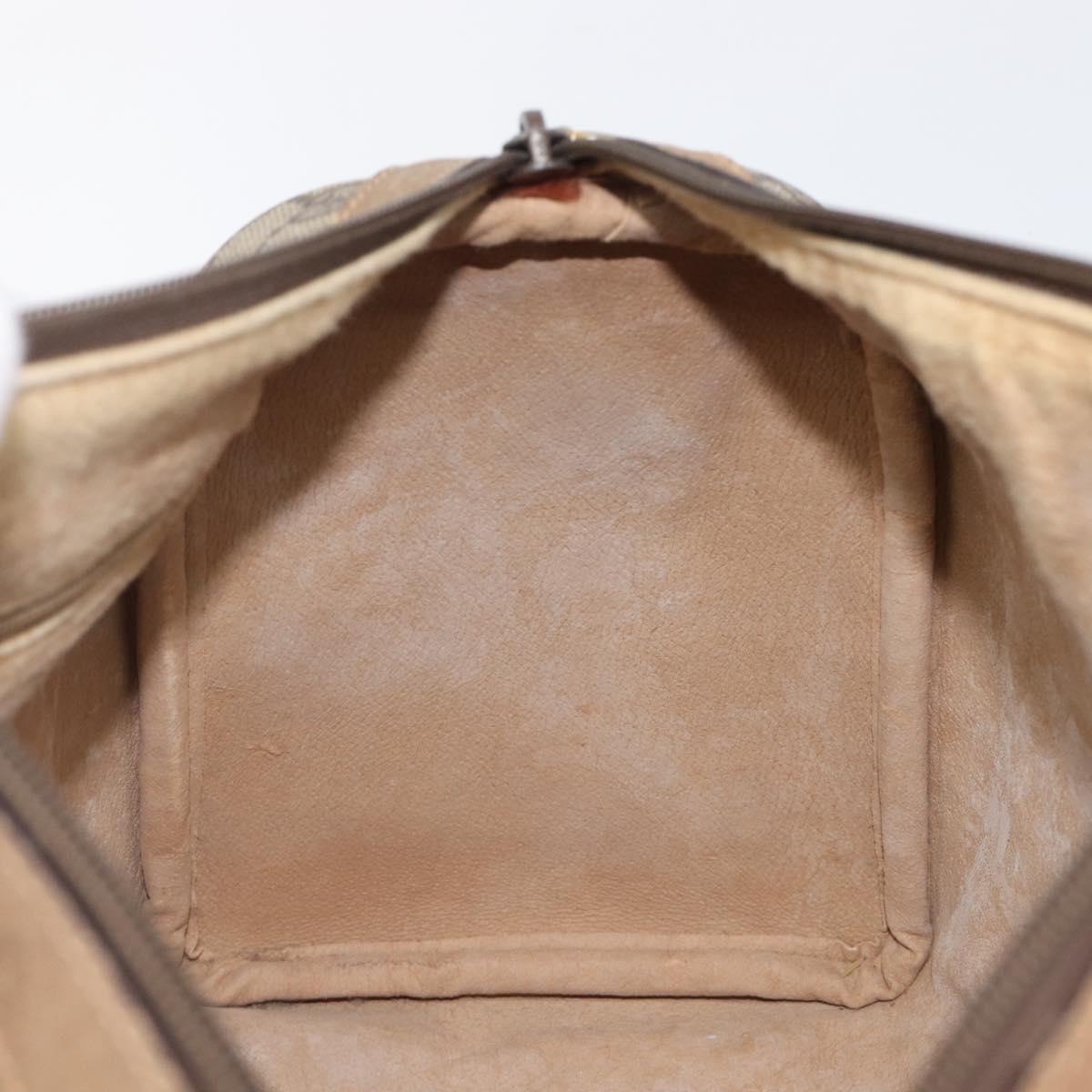 GUCCI GG Supreme Web Sherry Line Hand Bag PVC Beige Gold 40 02 007 Auth 205416