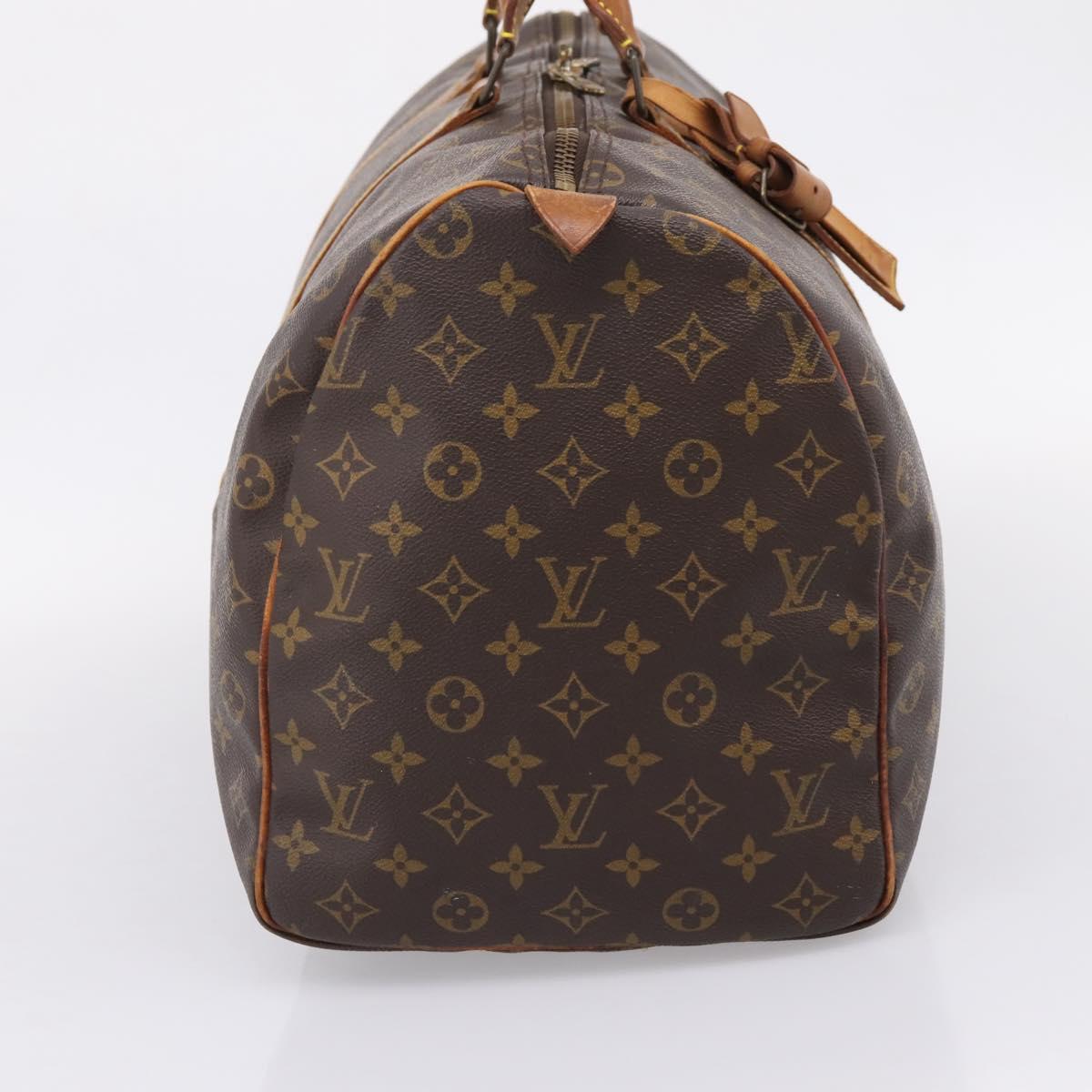 LOUIS VUITTON Monogram Keepall 50 Boston Bag M41426 LV Auth 205423