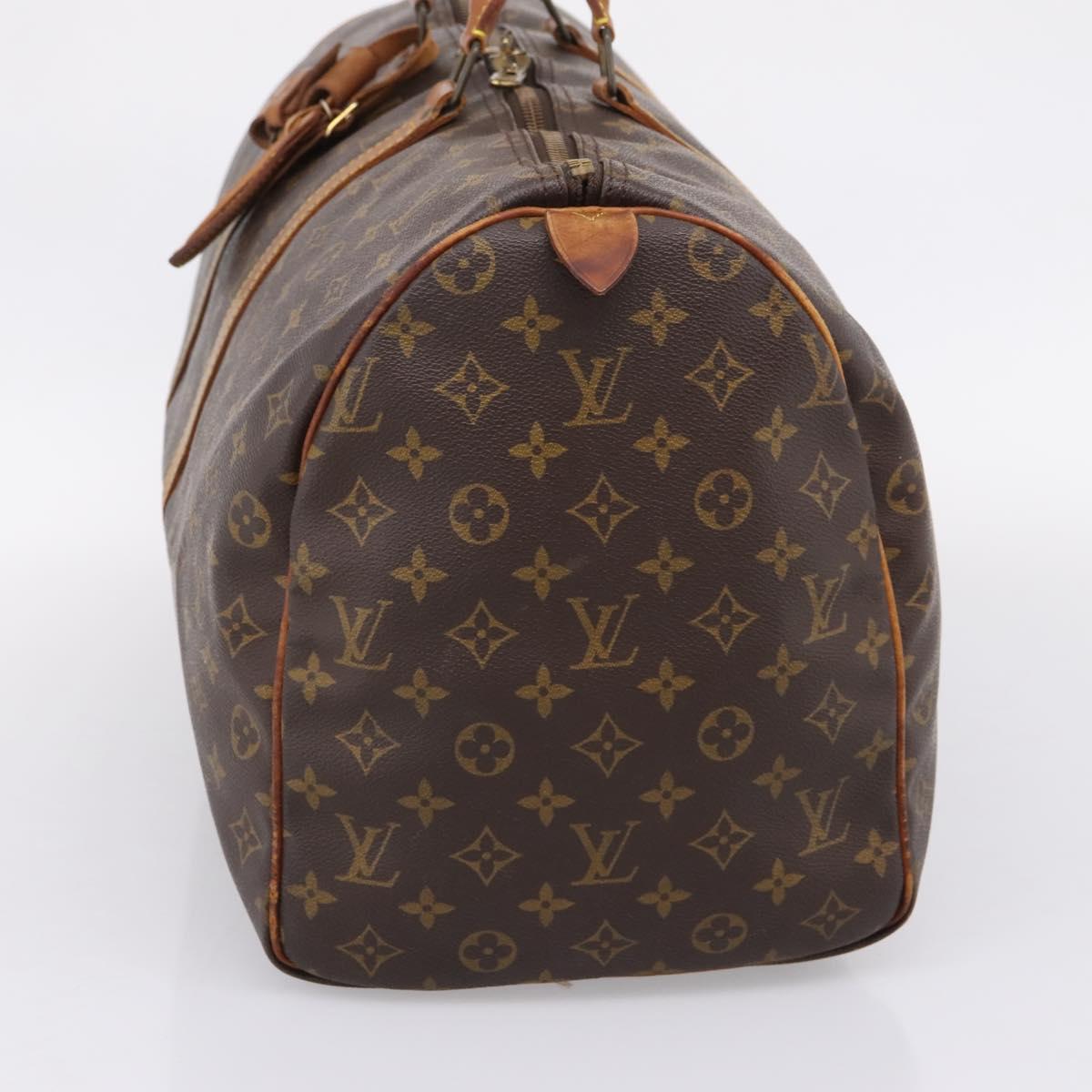 LOUIS VUITTON Monogram Keepall 50 Boston Bag M41426 LV Auth 205423