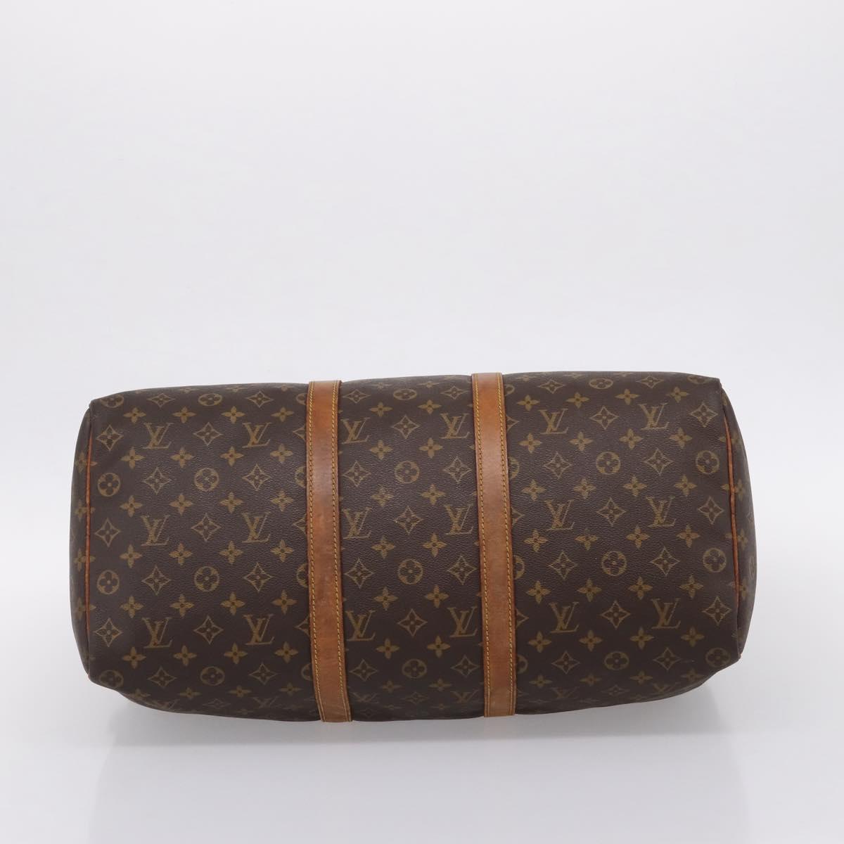 LOUIS VUITTON Monogram Keepall 50 Boston Bag M41426 LV Auth 205423