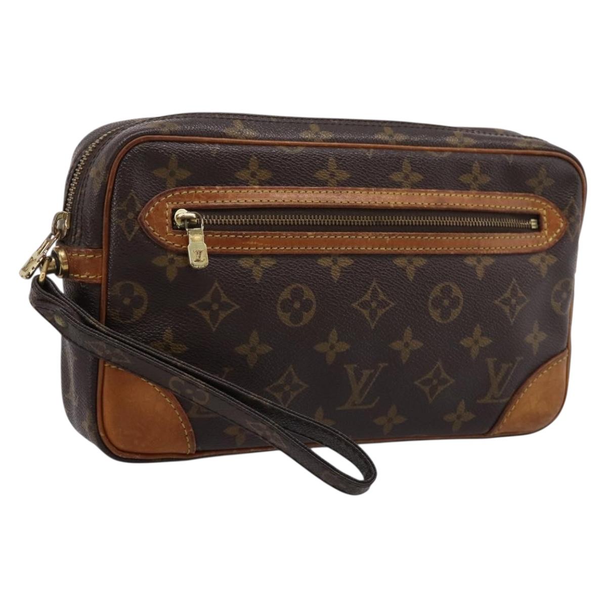 LOUIS VUITTON Monogram Marly Dragonne GM Clutch Bag M51825 LV Auth 205434A