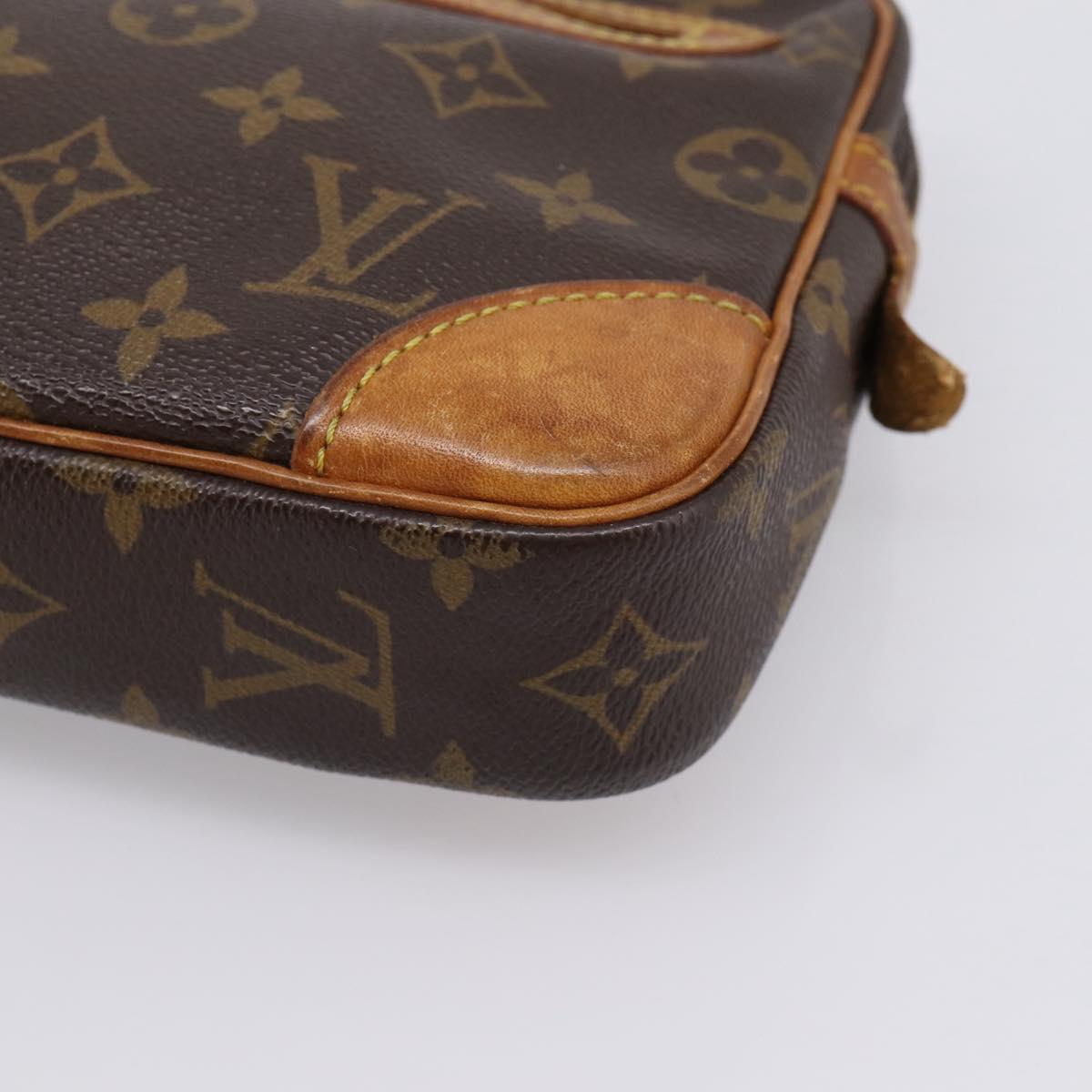 LOUIS VUITTON Monogram Marly Dragonne GM Clutch Bag M51825 LV Auth 205434A