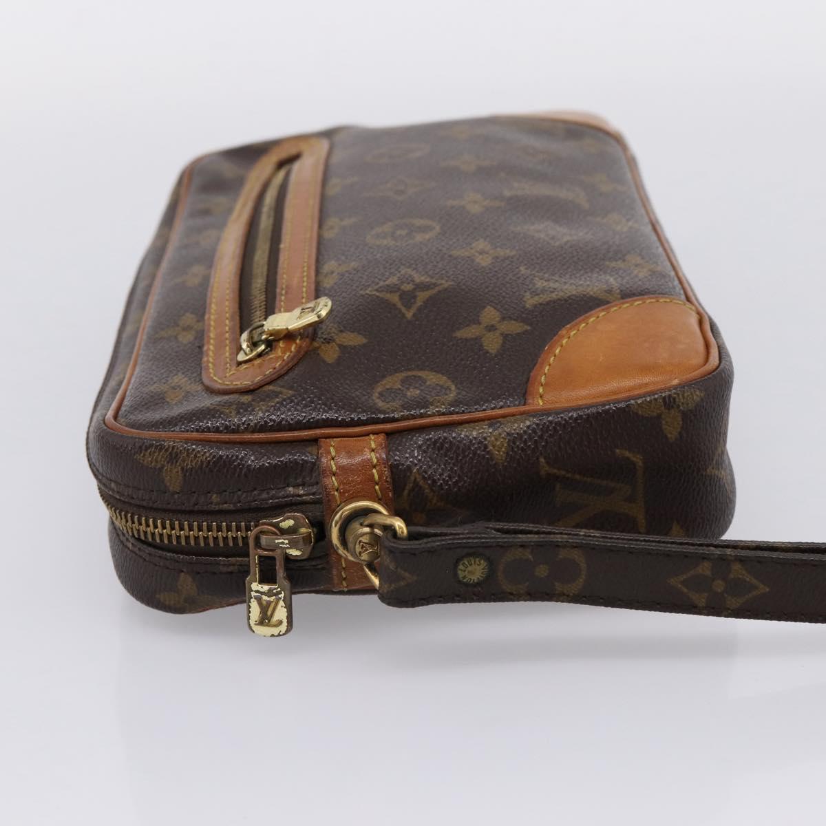 LOUIS VUITTON Monogram Marly Dragonne GM Clutch Bag M51825 LV Auth 205434A