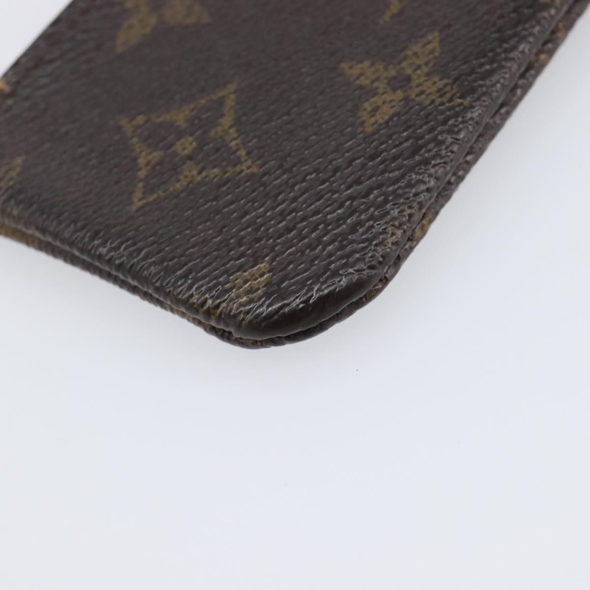 LOUIS VUITTON Monogram Pochette Cles Coin Purse M62650 LV Auth 205446