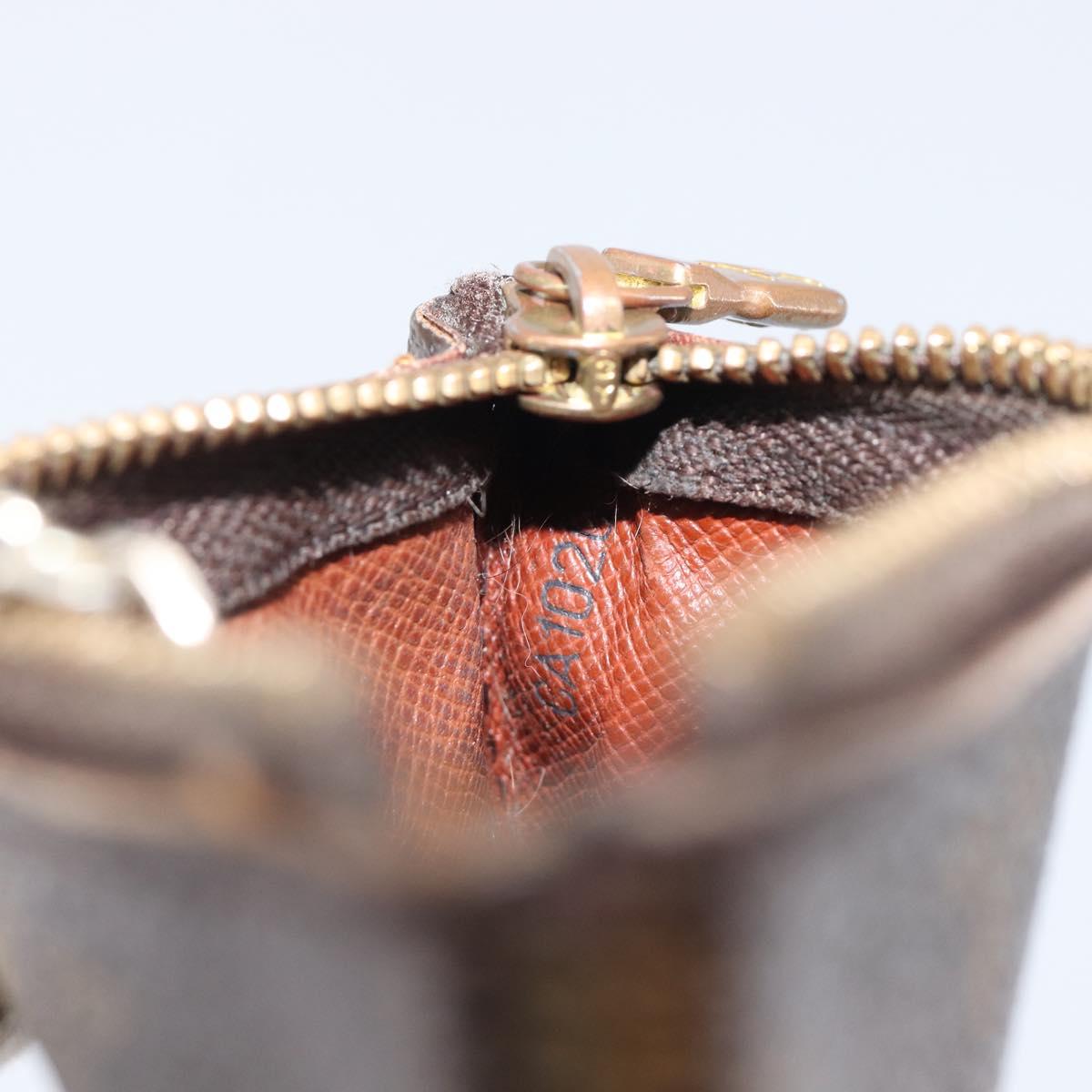 LOUIS VUITTON Monogram Pochette Cles Coin Purse M62650 LV Auth 205446