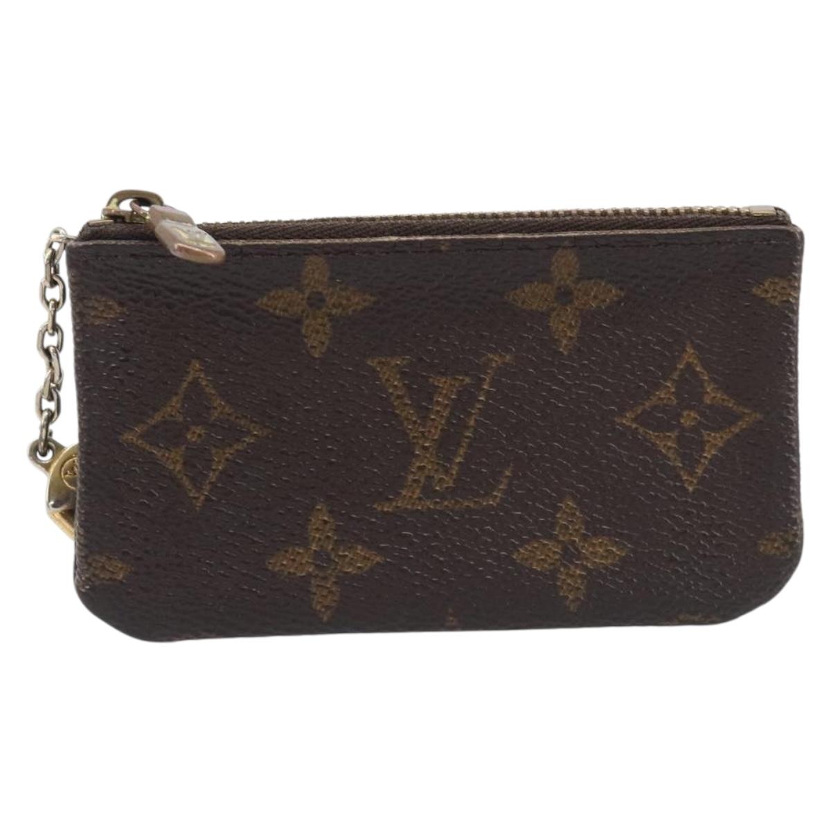 LOUIS VUITTON Monogram Pochette Cles Coin Purse M62650 LV Auth 205446