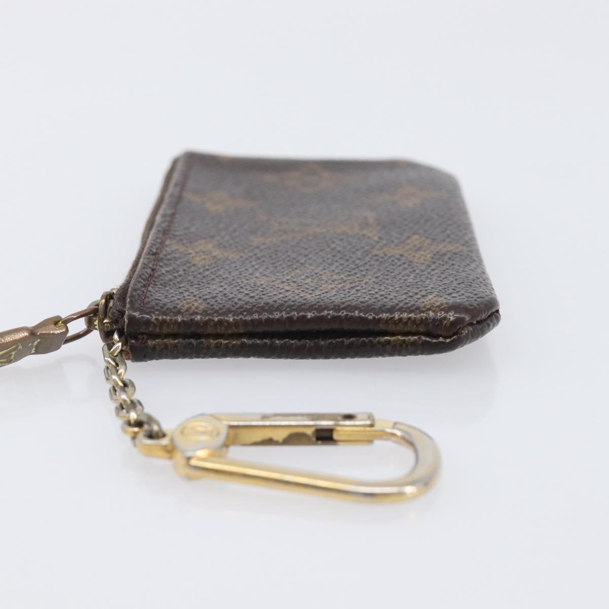 LOUIS VUITTON Monogram Pochette Cles Coin Purse M62650 LV Auth 205446