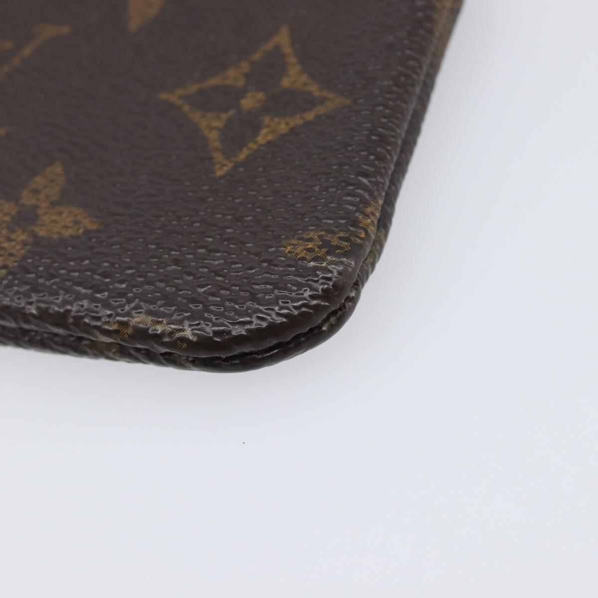 LOUIS VUITTON Monogram Pochette Cles Coin Purse M62650 LV Auth 205446