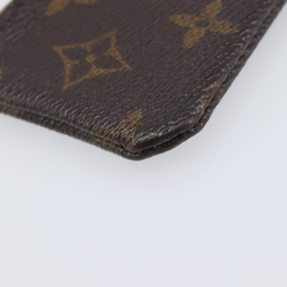 LOUIS VUITTON Monogram Pochette Cles Coin Purse M62650 LV Auth 205446