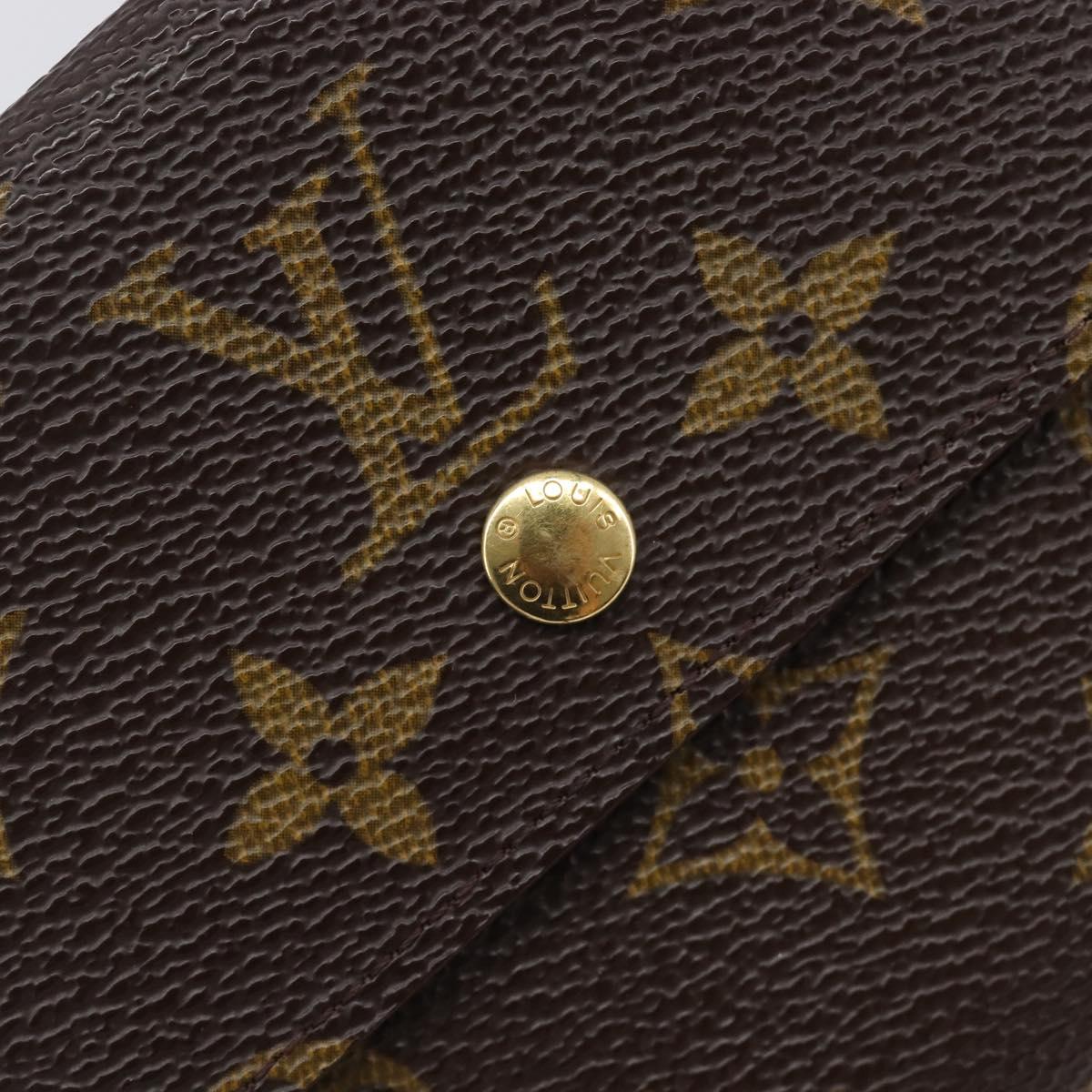 LOUIS VUITTON Porte Monnaie Bier Cartes Crdit Wallet M61652 LV Auth 205447A