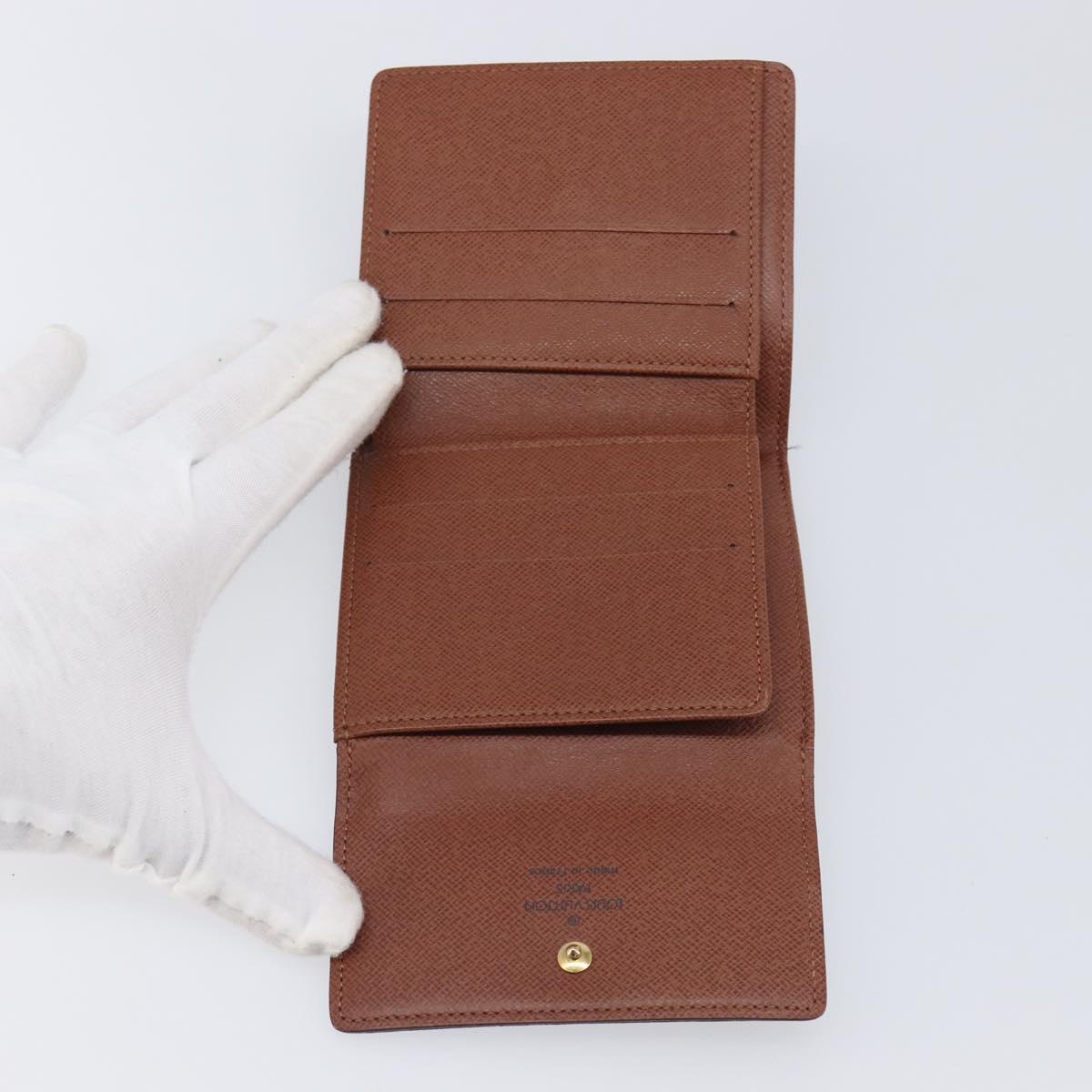 LOUIS VUITTON Porte Monnaie Bier Cartes Crdit Wallet M61652 LV Auth 205447A