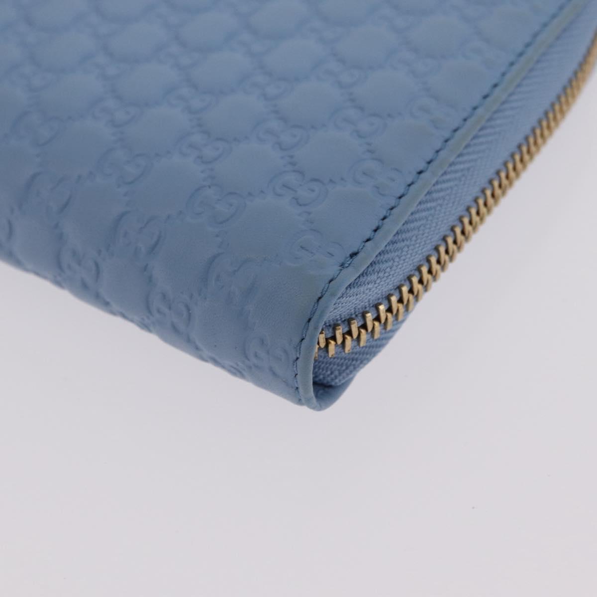 GUCCI Micro GG Supreme Guccissima Wallet Leather Outlet 449391 Auth 205453V