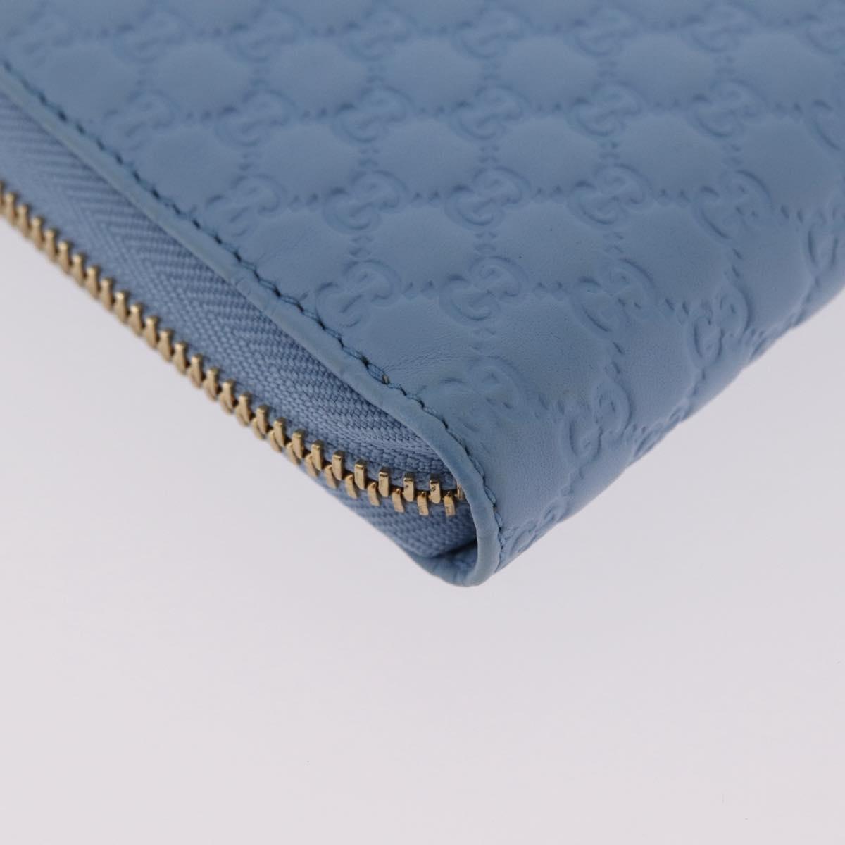 GUCCI Micro GG Supreme Guccissima Wallet Leather Outlet 449391 Auth 205453V