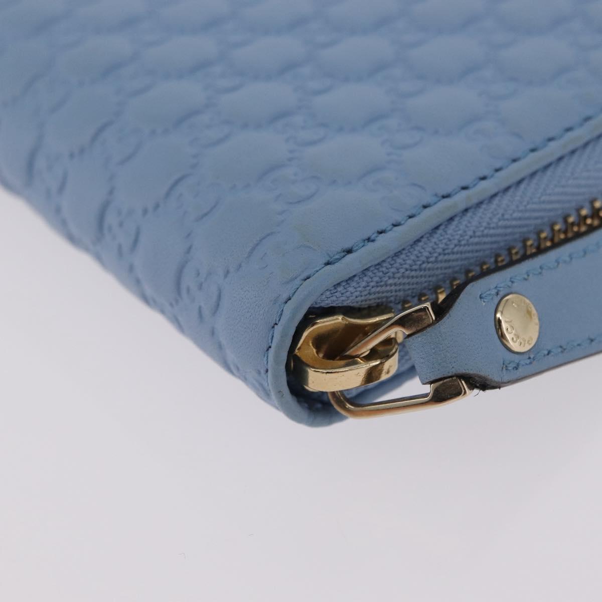 GUCCI Micro GG Supreme Guccissima Wallet Leather Outlet 449391 Auth 205453V