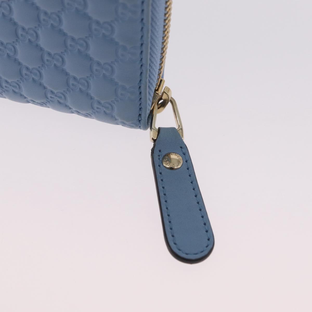 GUCCI Micro GG Supreme Guccissima Wallet Leather Outlet 449391 Auth 205453V