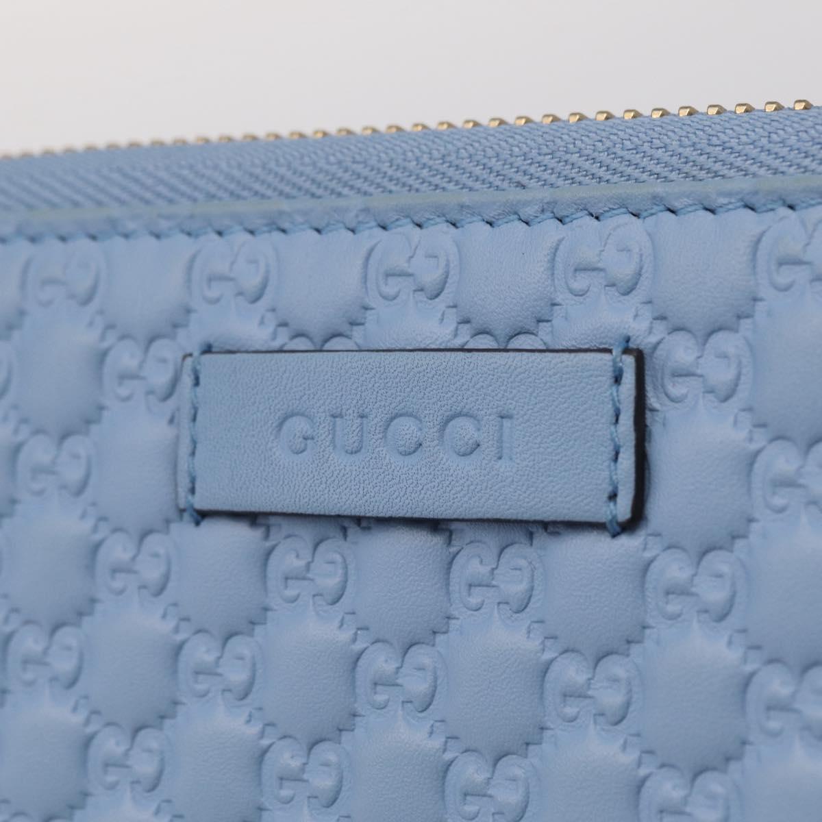 GUCCI Micro GG Supreme Guccissima Wallet Leather Outlet 449391 Auth 205453V