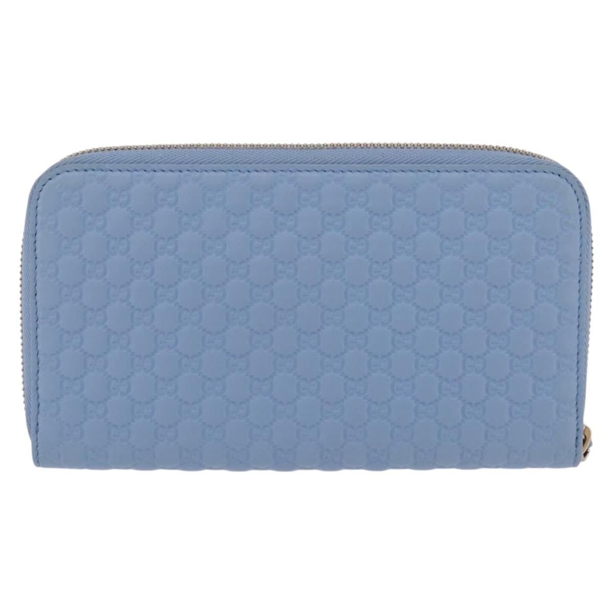GUCCI Micro GG Supreme Guccissima Wallet Leather Outlet 449391 Auth 205453V